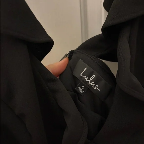Lulu's Perfect Opportunity Black Maxi Ruffle Dress - Picture 7 of 8